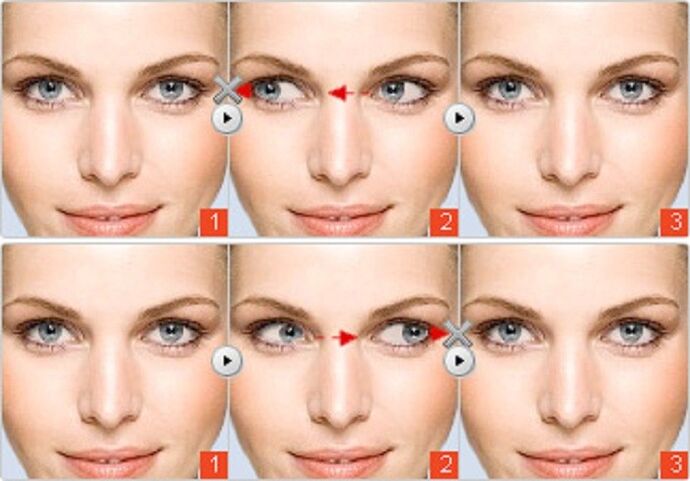 Gymnastics for the eyes, which effectively improves vision